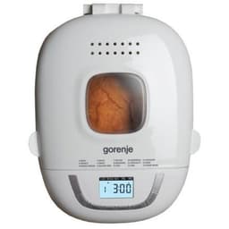 Gorenje Brødmaskin BM910WII Effekt 550 W, Antall programmer 15, Display LCD, Hvit