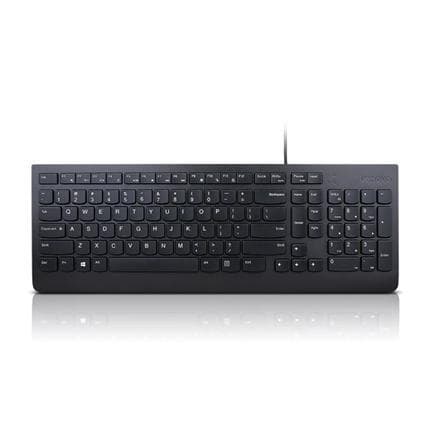Lenovo Essential langallinen näppäimistö US/Euro, musta