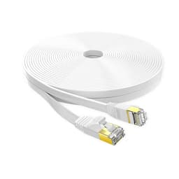Ethernet Cat 7 netværkskabel 1 meter Hvid