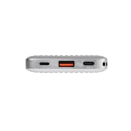 Silicon Power Power Bank QP66 Li-Polymer, sølv, 10.000 mAh, Micro-USB, Type-C, Lightning, 3,5 timer, 1x USB Type-A  1x Type-C