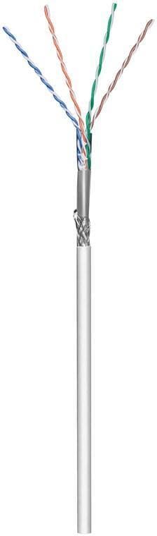 CAT 5e nätverkskabel, SF/UTP, Grå