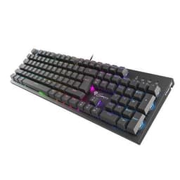 Genesis Thor 300 RGB, pelinäppäimistö, RGB LED -valo, US, musta, USB 2.0