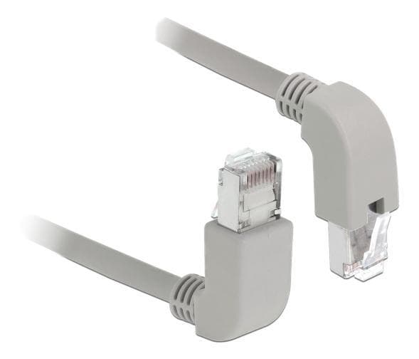 Delock netværkskabel RJ45 Cat.5e SF / UTP opad / nedad vinklet 0,5