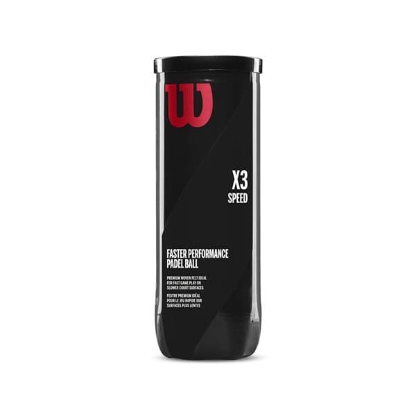 Wilson X3 Speed padelbolde - 3-pak