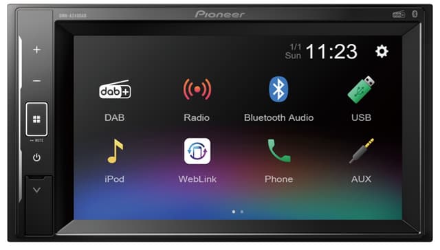 Pioneer DMH-A240DAB Multimediaspelare - Bluetooth / DAB +