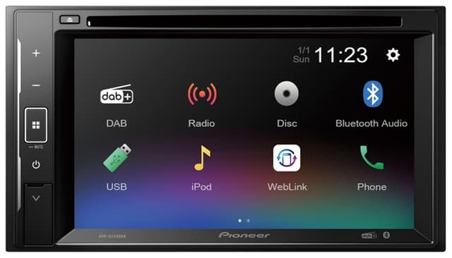 Pioneer AVH-A240DAB - CD/DAB+/Bluetooth og touchskjerm