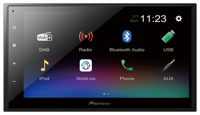 Pioneer DMH-A340DAB Multimediaafspiller- Bluetooth / DAB+