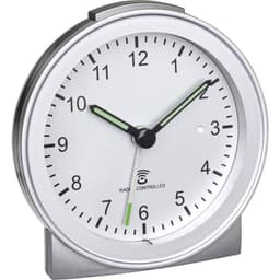 TFA Dostmann 60.1517.54 DCF Väckarklocka Silver