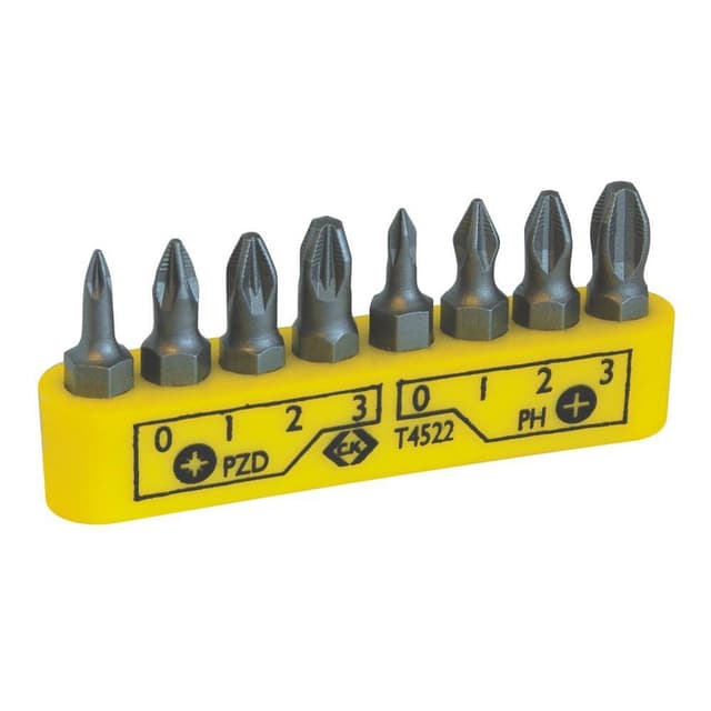 C.K. T4522 Bit-Set 8 delar Stjärnspår Phillips