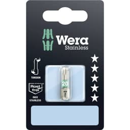 Wera 3867/1 TS SB SiS Torx-Bit T 20 Rostfritt stål D