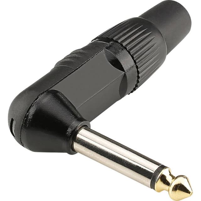 Hicon HI-J63MA06 Jack-stik 6,35 mm Stik, vinklet