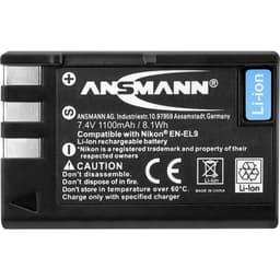 Ansmann EN-EL9 Kamerabatteri Ersättning originalbatteri