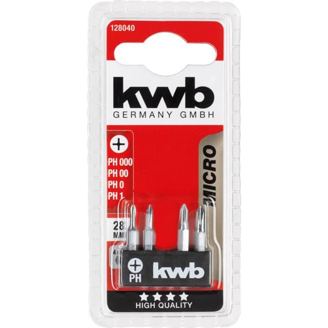Bit-Set kwb 128040 Stål 1 st
