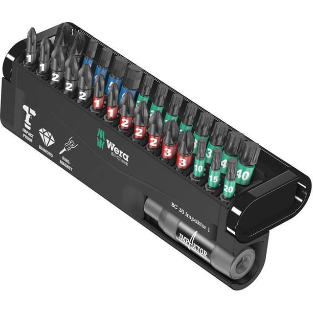 Wera BC Impaktor/30 Bit-Check 05057690001 Bitsæt 30