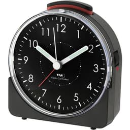 TFA Dostmann 60.1513.01 DCF Väckarklocka Svart