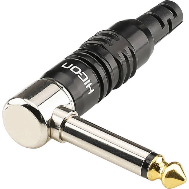 Hicon HI-J63MA07 Jack-stik 6,35 mm Stik, vinklet