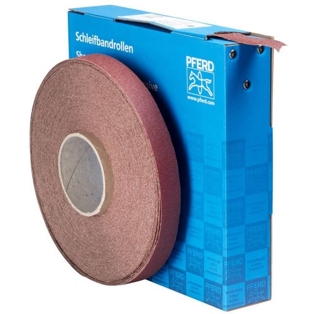 PFERD SBR 25 A 80 45016008 Slippappersrulle Kornighet
