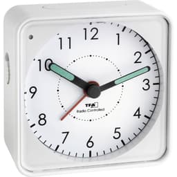 TFA Dostmann 60.1510.02 Radio Vækkeur Hvid