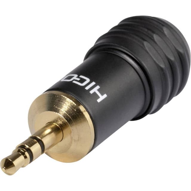 Hicon HI-J35S04 Jack-stik 3,5 mm Stik, lige Poltal: 3