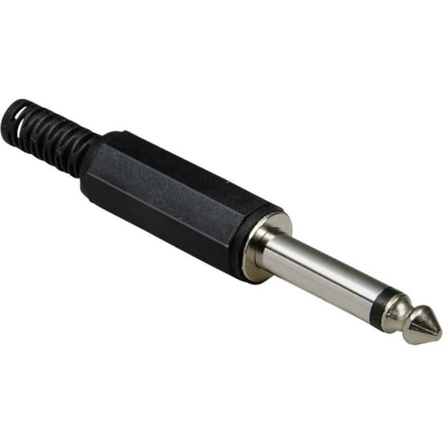 BKL Electronic 1107001 Jack-stik 6,35 mm Stik, lige