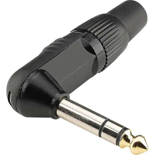 Hicon HI-J63SA06 Jack-stik 6,35 mm Stik, vinklet