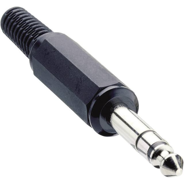 Lumberg KLS 3 KLS 3 Hörlursuttag 6.35 mm Kontakt hane