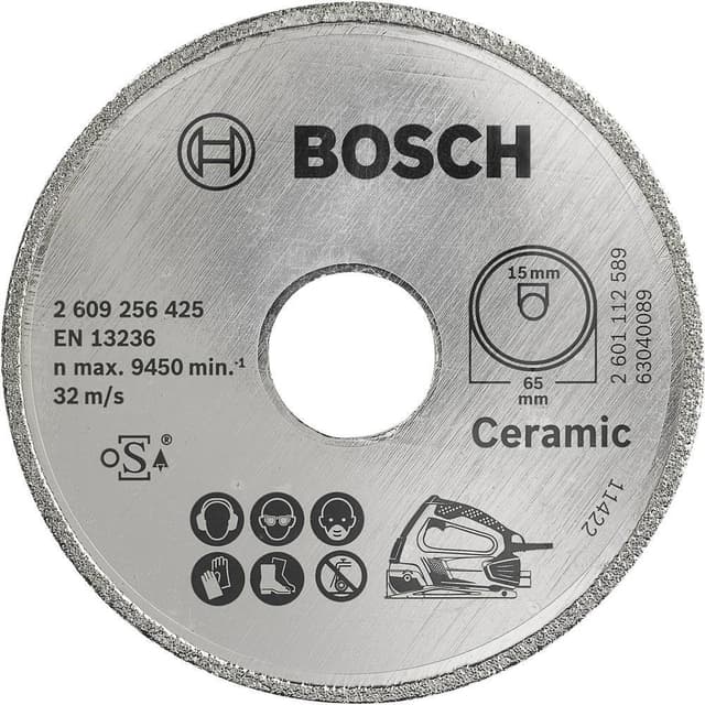 Bosch Accessories 2609256425 Diamantskæreskive Diameter 65 mm Diameter indv. 15 mm 1 stk