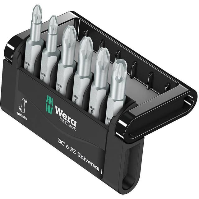 Wera Mini-Check PZ, 50 mm 05056471001 Bit-Set 6 delar