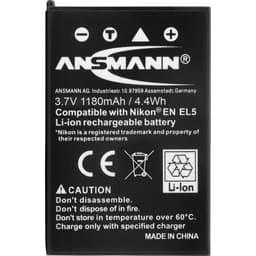 Ansmann EN-EL5 Kamera-batteri Erstatter