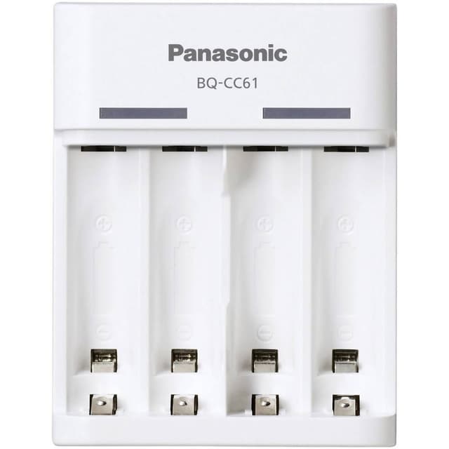 Panasonic BQ-CC61 Batteriladdare NiMH AAA (R03), AA