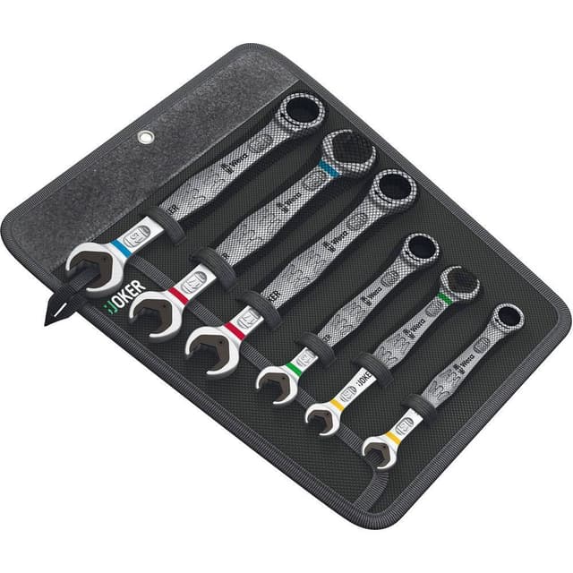 U-ring-blocknyckelset, 6 delar Wera Joker 05020022001