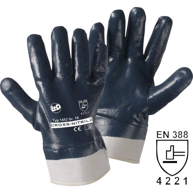 Nitrilgummi Arbetshandske Storlek (handskar): 10, XL EN