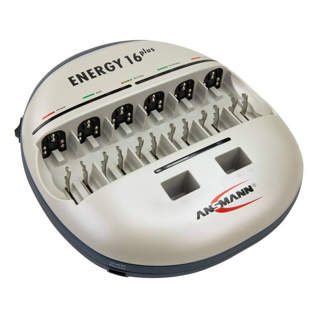 Ansmann Energy 16 plus Oplader til runde celler NiCd,