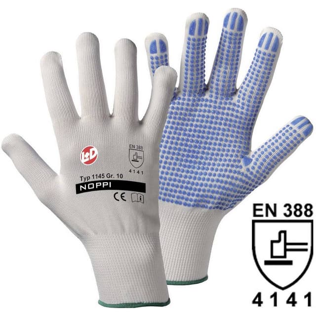 L+D NOPPI 1145-9 Nylon Arbetshandske Storlek