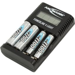 Ansmann Powerline 4 light Oplader til runde celler NiCd, NiMH R03 (AAA), R6 (AA)