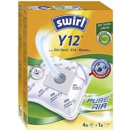 Swirl Y 12 MicroPor® PLUS AirSpace® Dammsugarpåsar 4 st