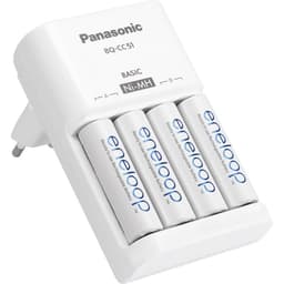 Panasonic BQ-CC51 + 4x eneloop AA Batteriladdare NiMH