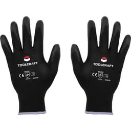 Nylon, Polyuretan Arbetshandske Storlek (handskar): 11