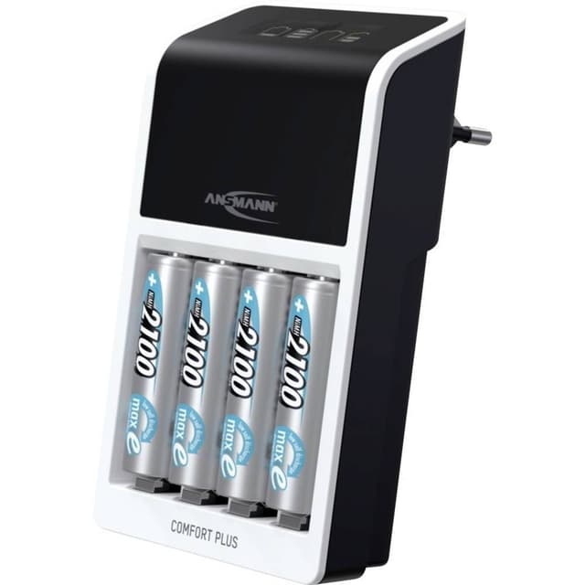 Ansmann Comfort Plus Batteriladdare NiMH inkl. batteri