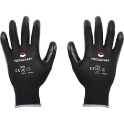 Polyester, Nitril Arbetshandske Storlek (handskar): 7