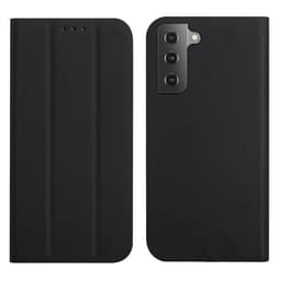 Ultratyndt mobilcover med holder til Samsung Galaxy S21 5G - Sort
