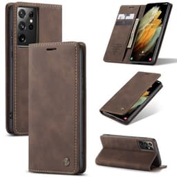 Deksel med foldbart stativ til Samsung Galaxy S21 Ultra 5G