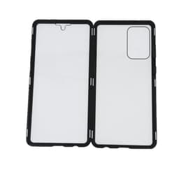 Samsung Galaxy A72 deksel dobbeltsidig herdet glass Svart