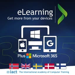 Online e-læring for Microsoft 365, Windows, Apple og Google (12 mnd.)