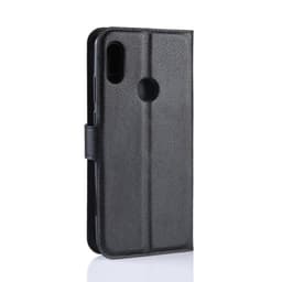 Huawei Y6 / Huawei Y6S mobilfodral PU-läder Svart