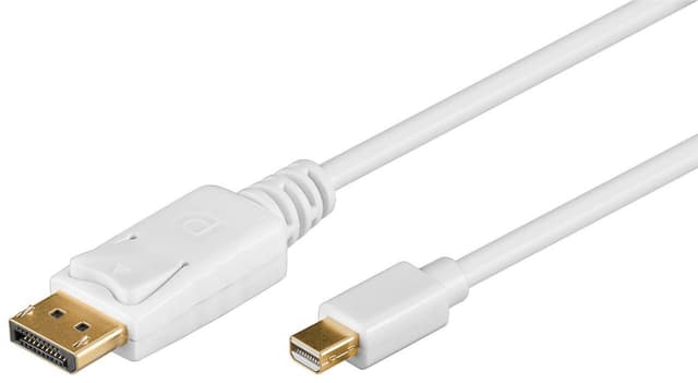 Goobay Mini DisplayPort adapterkabel 1.2, gullbelagt