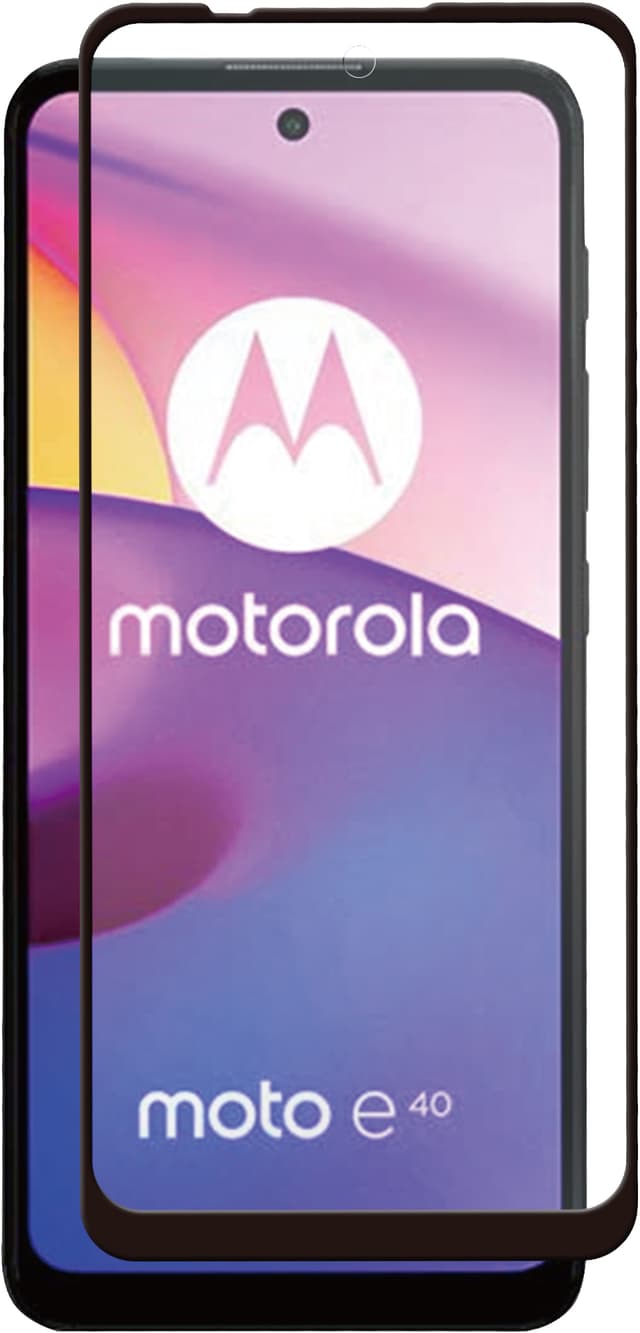 Panzer Full-Fit skärmskydd för Motorola Moto E40/E30