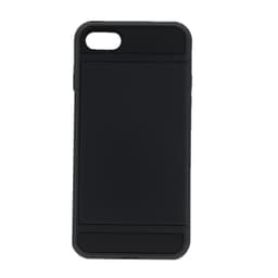 iPhone 8 -deksel med kortspor PC / TPU svart