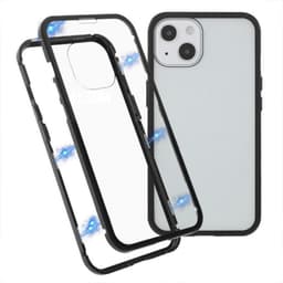 iPhone 13 Mini dobbeltsidet magnetisk cover sort