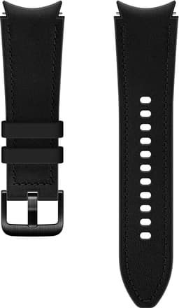 Samsung Galaxy Watch 4 Hybrid nahkaranneke 20 mm S/M (musta)